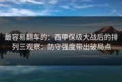 最容易翻车的：西甲保级大战后的排列三观察：防守强度带出破局点