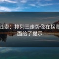 黑马线索：排列三走势像在拐弯：盘面给了提示